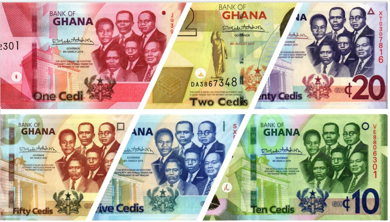 ГАНА 1-2-5-10-20-50 СЕДИ