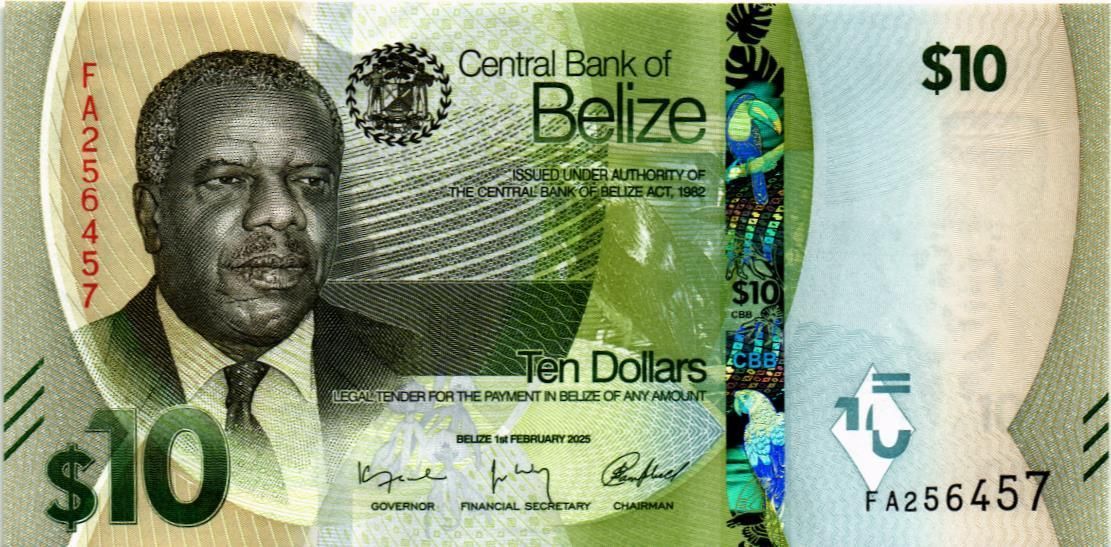 БЕЛИЗ 10 ДОЛЛАРОВ мини 1