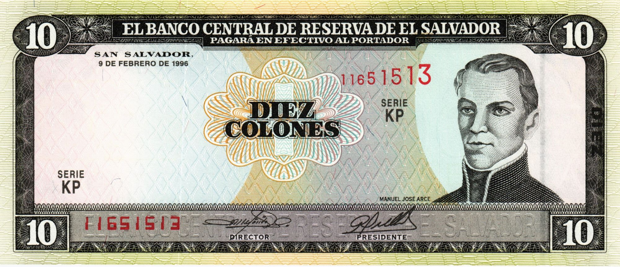 САЛЬВАДОР 10 КОЛОН