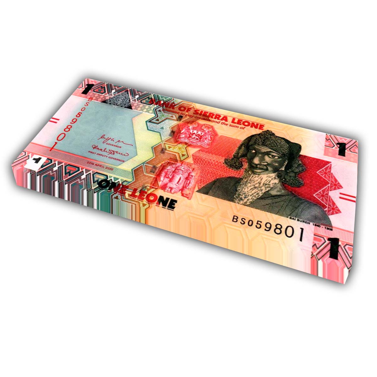 СЬЕРРА ЛЕОНЕ 1 ЛЕОНЕ (100 БАНКНОТ) мини 1
