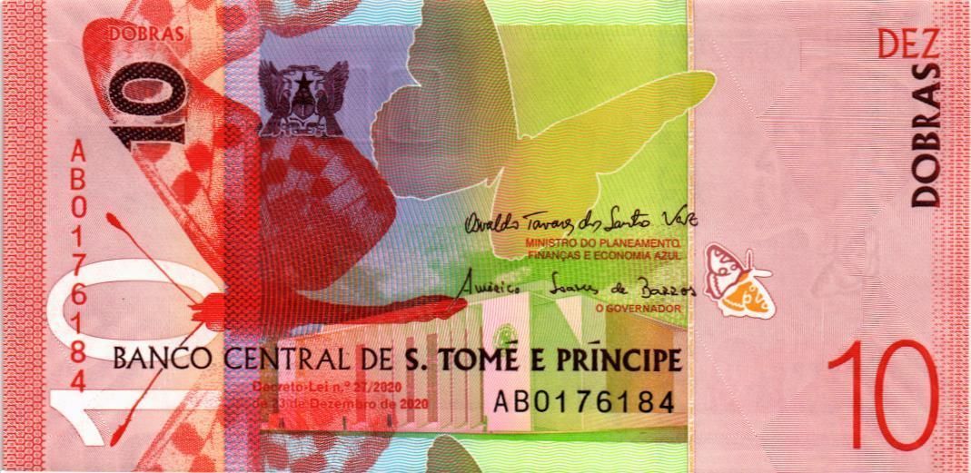 САН-ТОМЕ И ПРИНСИПИ 10 ДОБР (БУМАГА) мини 1