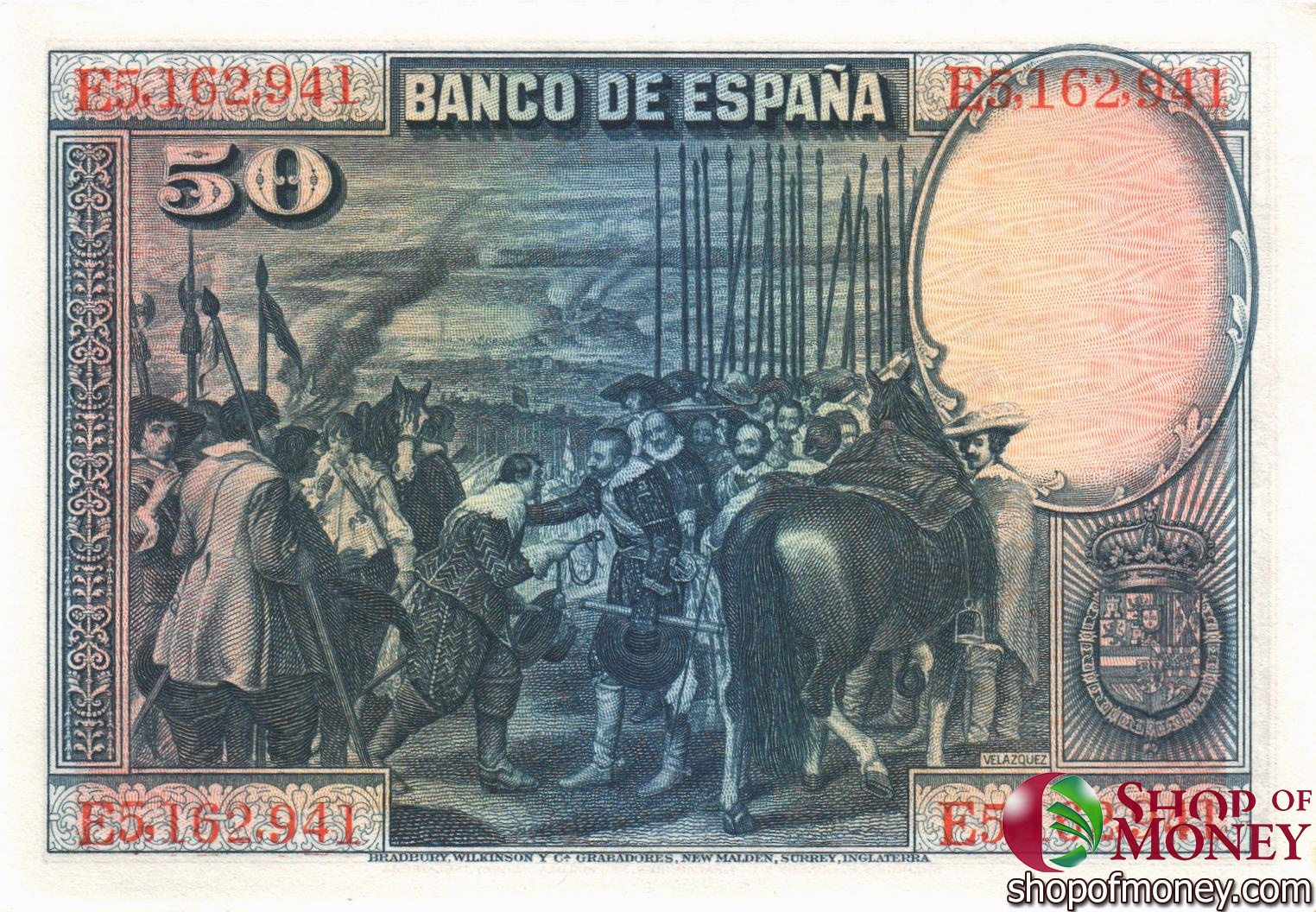 ИСПАНИЯ 50 ПЕСЕТ мини 2