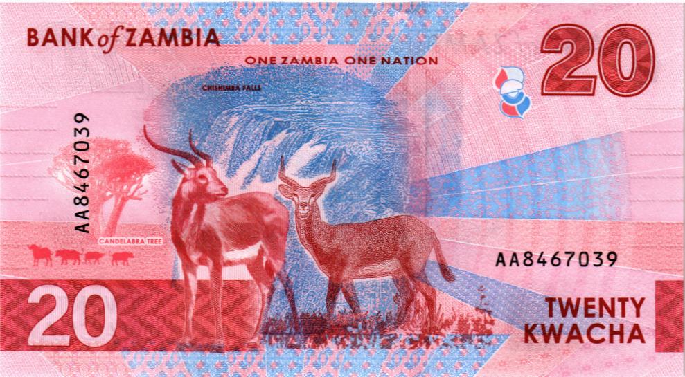 ЗАМБИЯ 20 КВАЧА мини 2