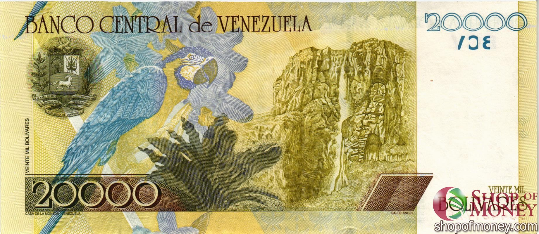 ВЕНЕСУЭЛА 20000 БОЛИВАР мини 2