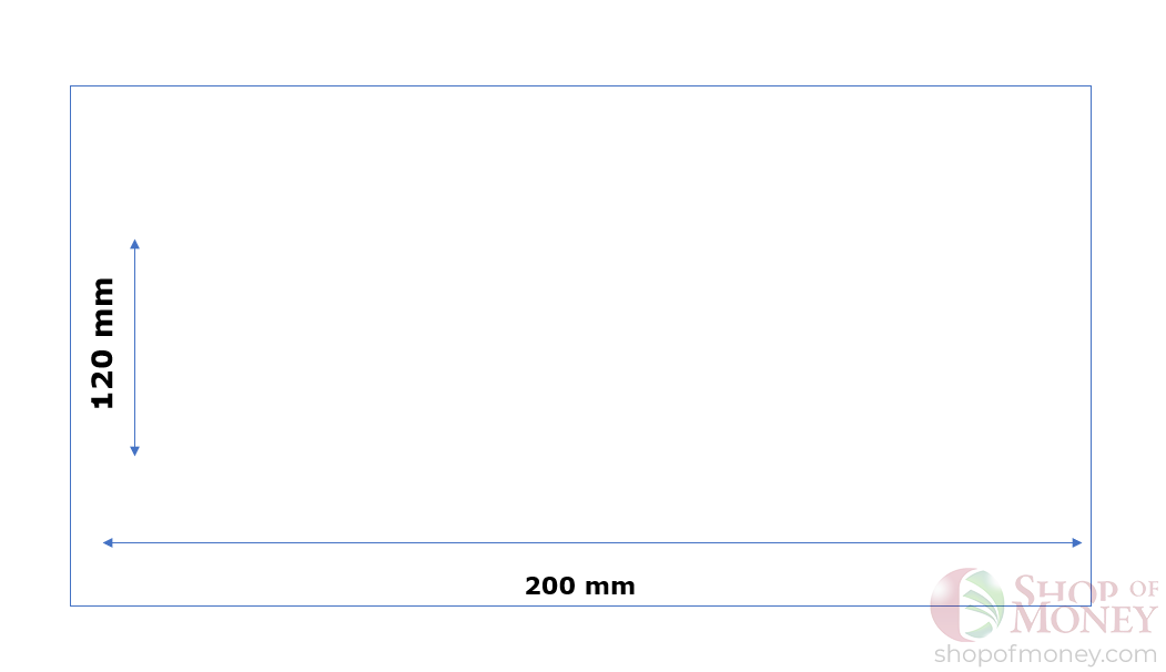 АЛЬБОМ ДЛЯ КОЛЛЕКЦИОНИРОВАНИЯ БАНКНОТ НА 20 ЛИСТОВ (120 mm х 200 mm) мини 2