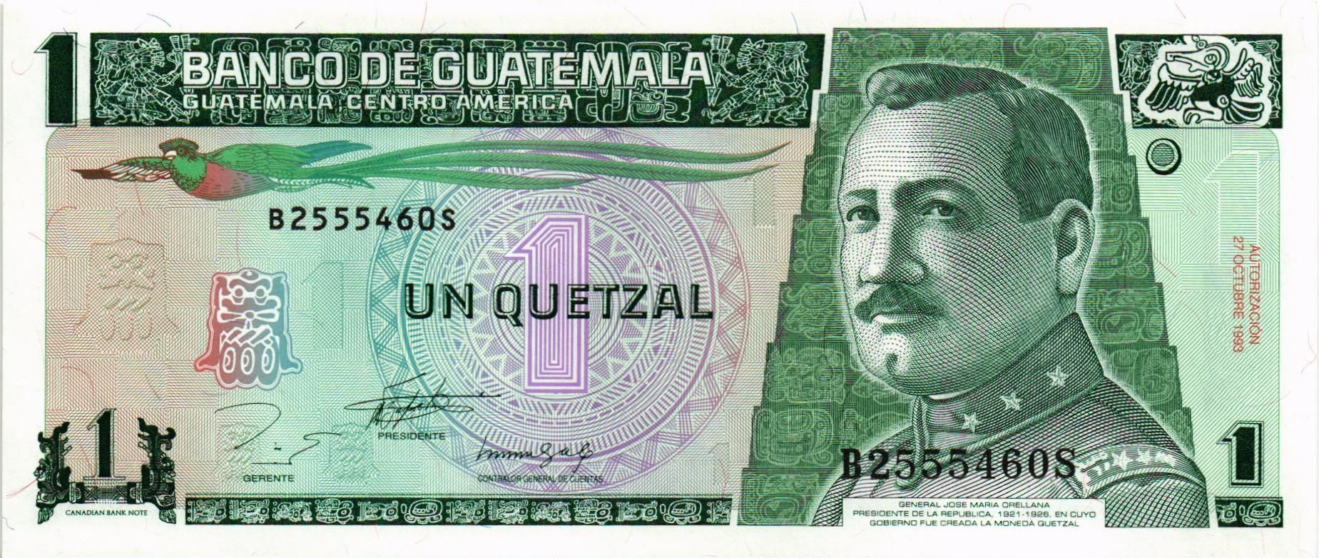 ГВАТЕМАЛА 1 КЕТСАЛЬ