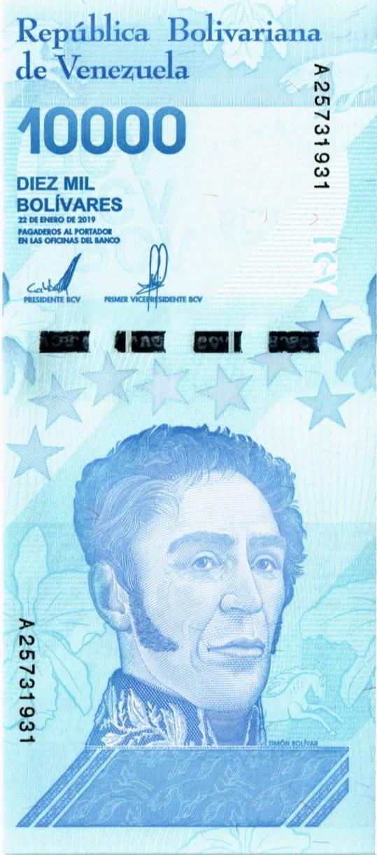 ВЕНЕСУЭЛА 10000 БОЛИВАР мини 1