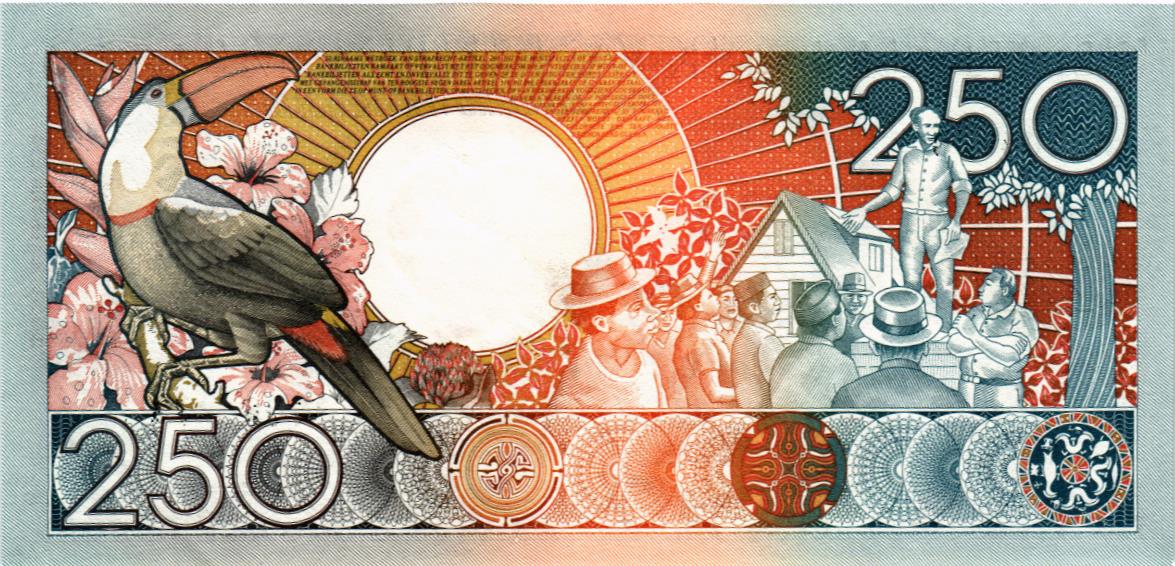 СУРИНАМ 250 ГУЛЬДЕНОВ мини 2