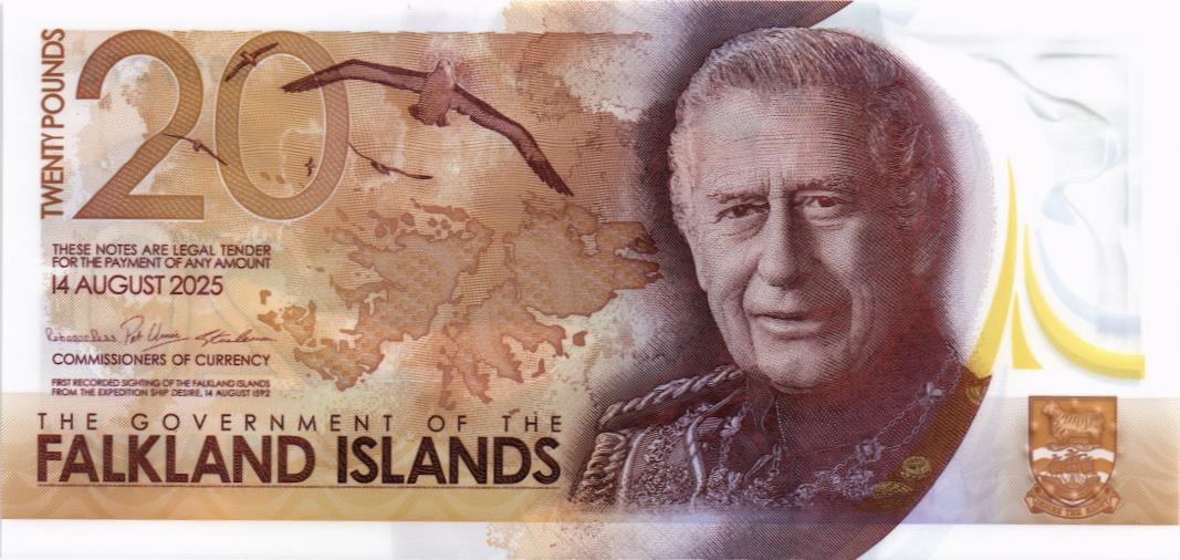ФОЛКЛЕНДСКИЕ ОСТРОВА 20 ФУНТОВ мини 1