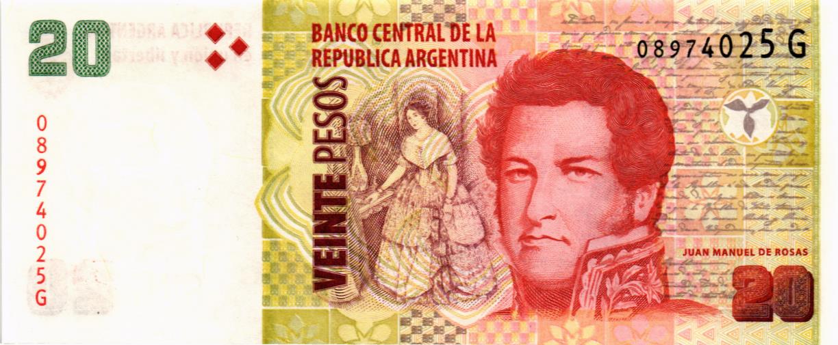 АРГЕНТИНА 20 ПЕСО мини 1