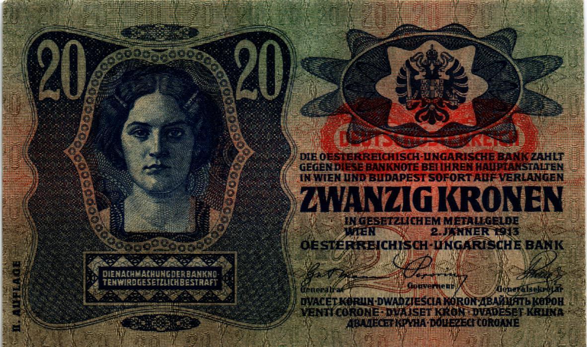 АВСТРИЯ 20 КРОН
