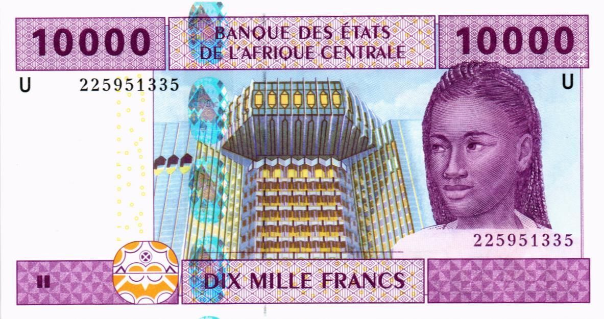 CAS - КАМЕРУН 10000 ФРАНКОВ (U)