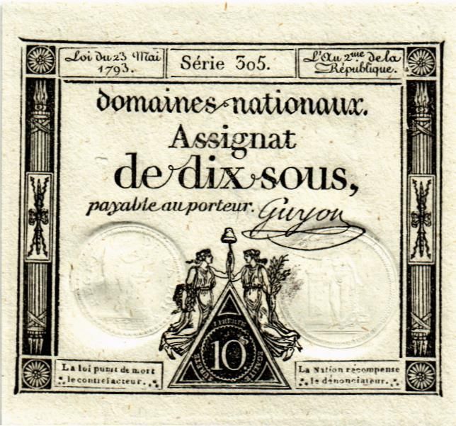 ФРАНЦИЯ 10 СОЛЬ