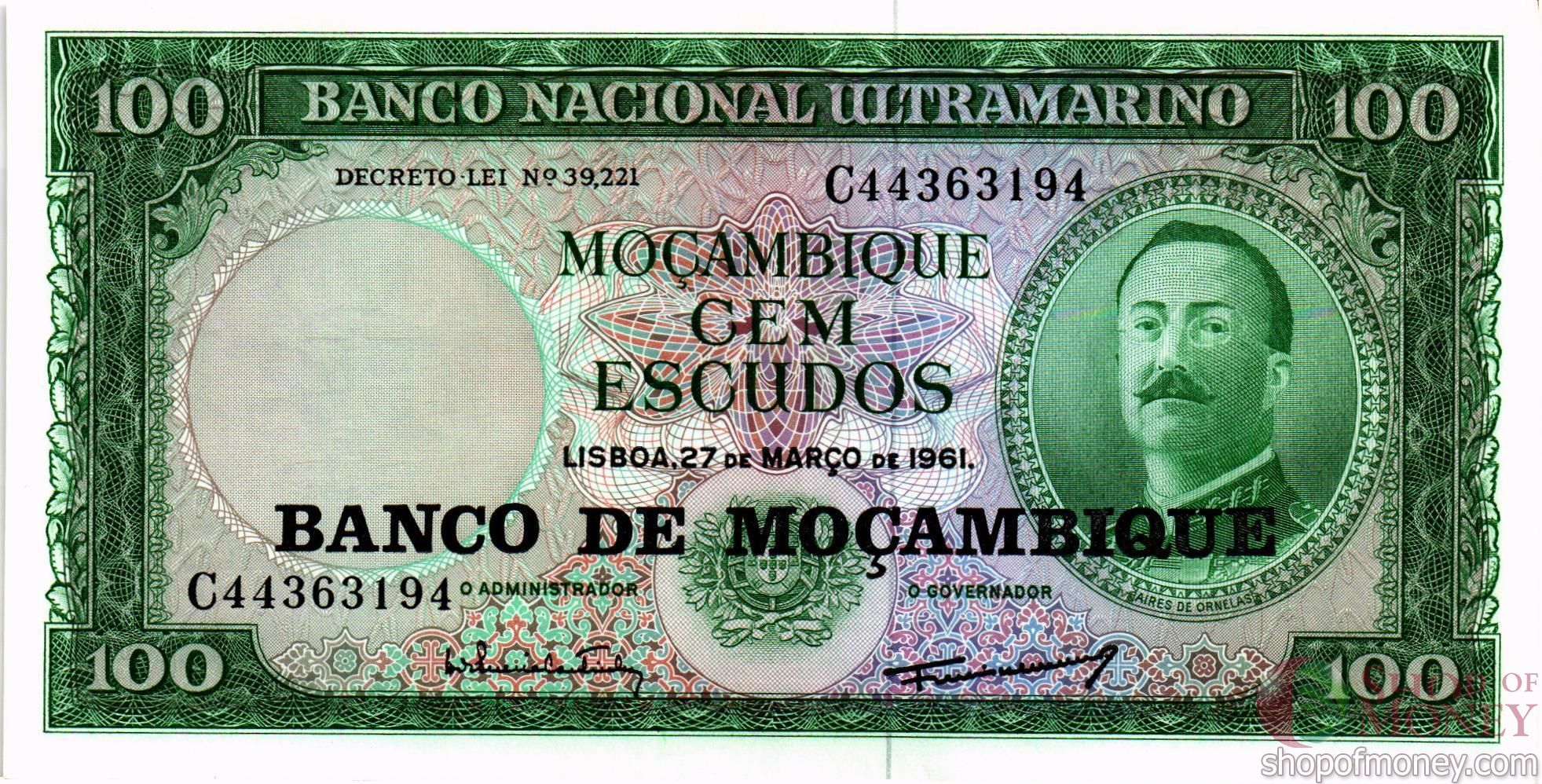 МОЗАМБИК 100 ЭСКУДО