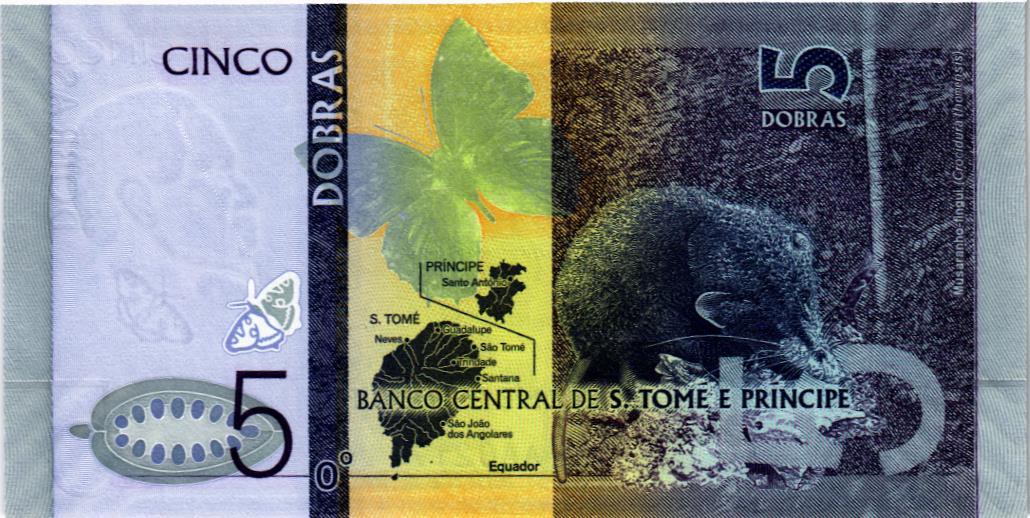 САН-ТОМЕ И ПРИНСИПИ 5 ДОБР (БУМАГА) мини 2