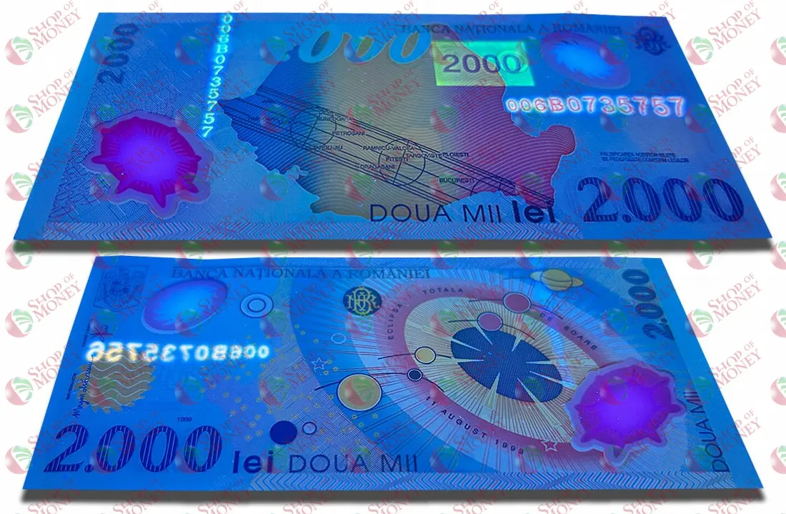 РУМЫНИЯ 2000 ЛЕЙ (В БУКЛЕТЕ) мини 4