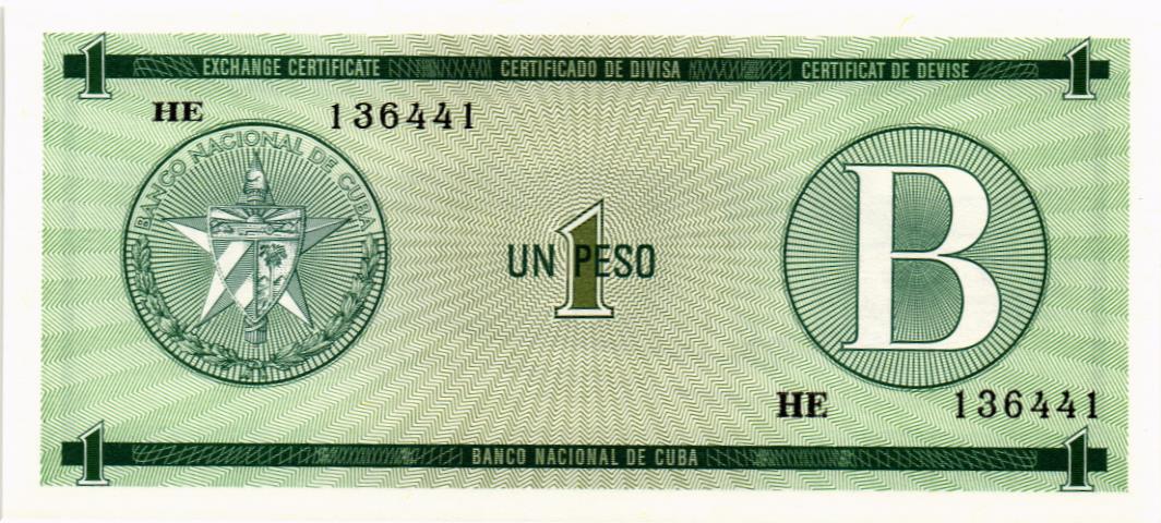 КУБА 1 ПЕСО