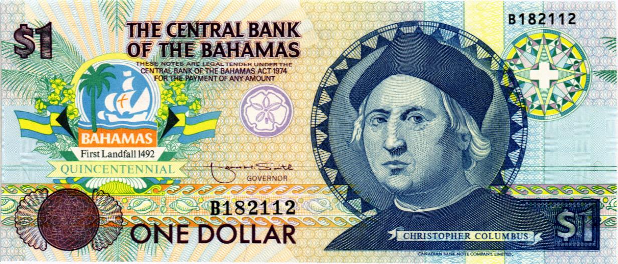 БАГАМСКИЕ ОСТРОВА 1 ДОЛЛАР