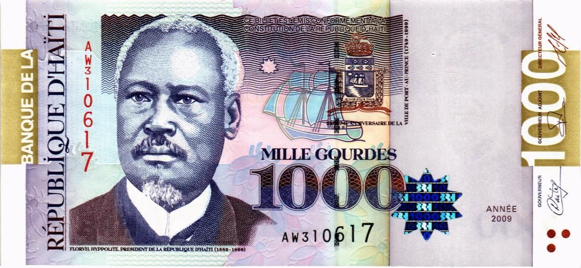 ГАИТИ 1000 ГУРДОВ