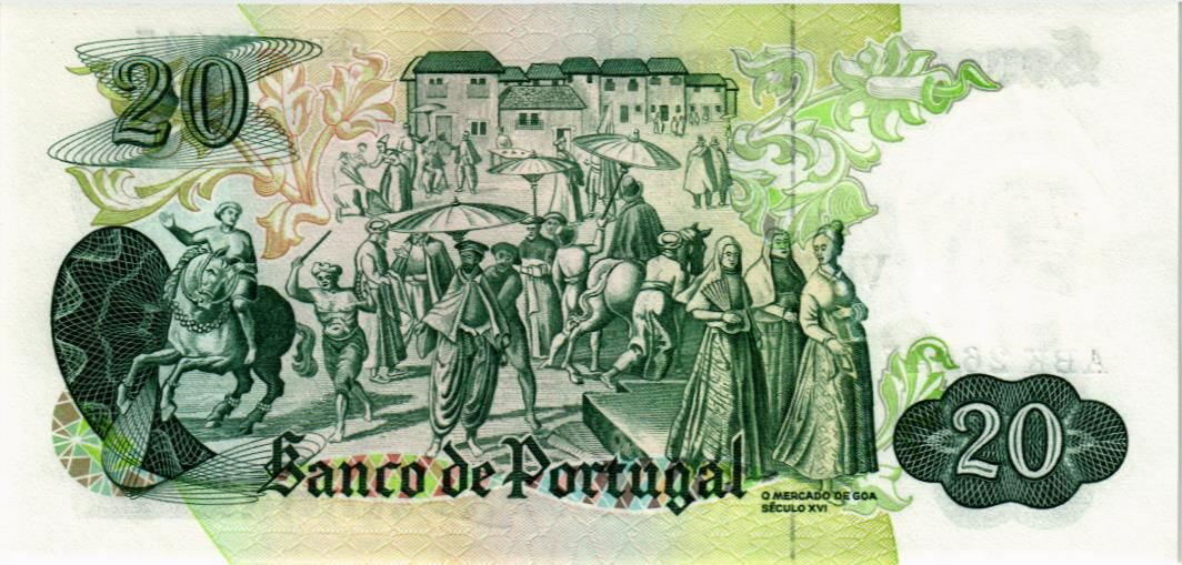 ПОРТУГАЛИЯ 20 ЭСКУДО мини 2