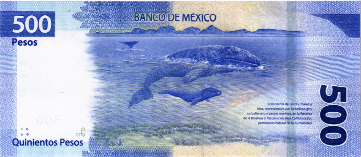 МЕКСИКА 500 ПЕСО (05.01.2022) мини 2