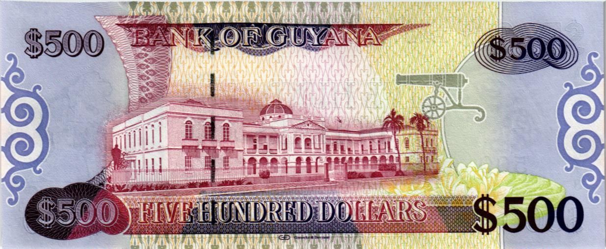 ГАЙАНА 500 ДОЛЛАРОВ мини 2