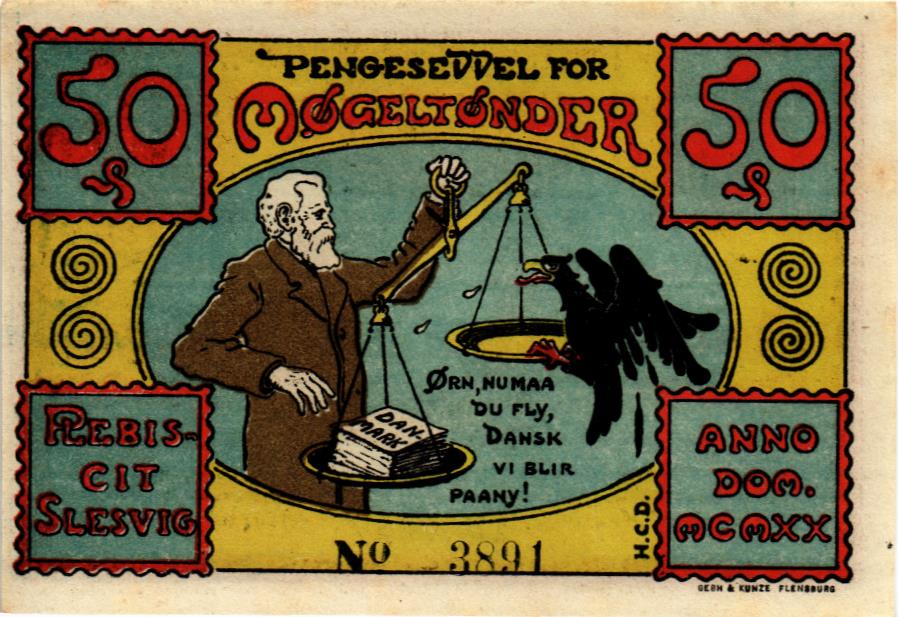 ДАНИЯ-ГЕРМАНИЯ 50 ПФЕННИГОВ (НОТГЕЛЬД) мини 1