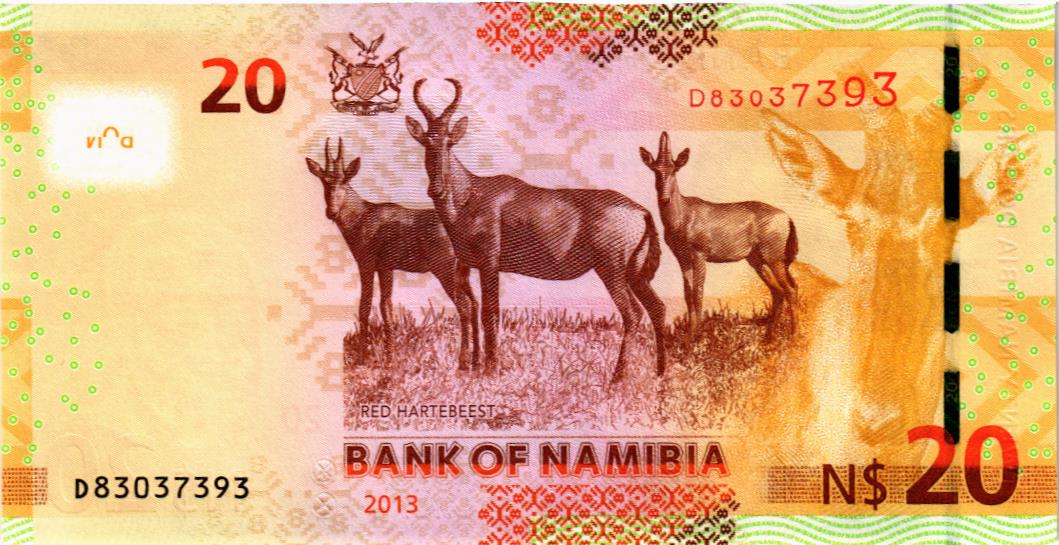 НАМИБИЯ 20 ДОЛЛАРОВ мини 2