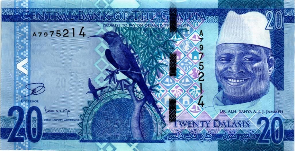 ГАМБИЯ 20 ДАЛАСИ мини 1