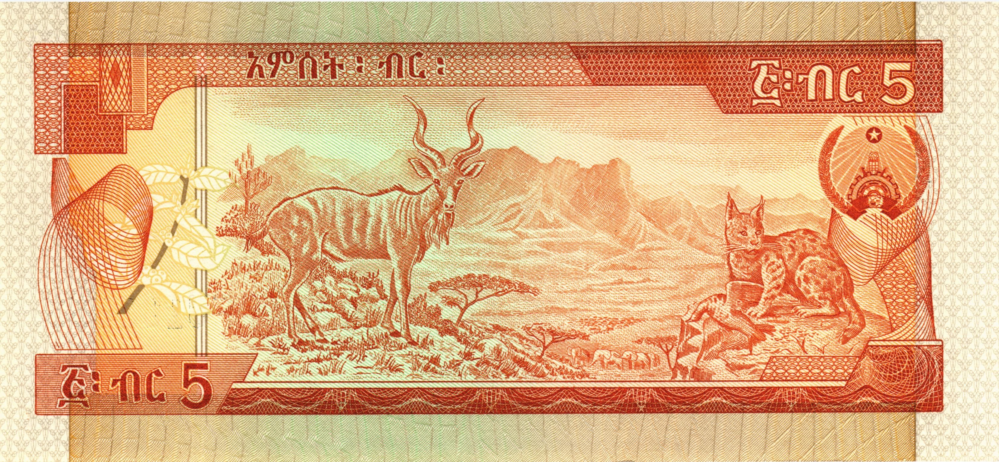 ЭФИОПИЯ 5 БЫР мини 2