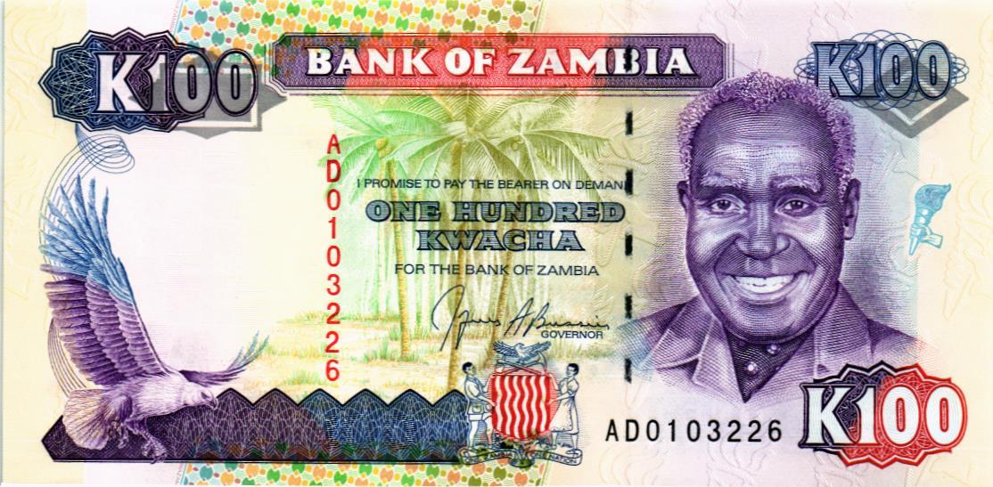 ЗАМБИЯ 100 КВАЧА