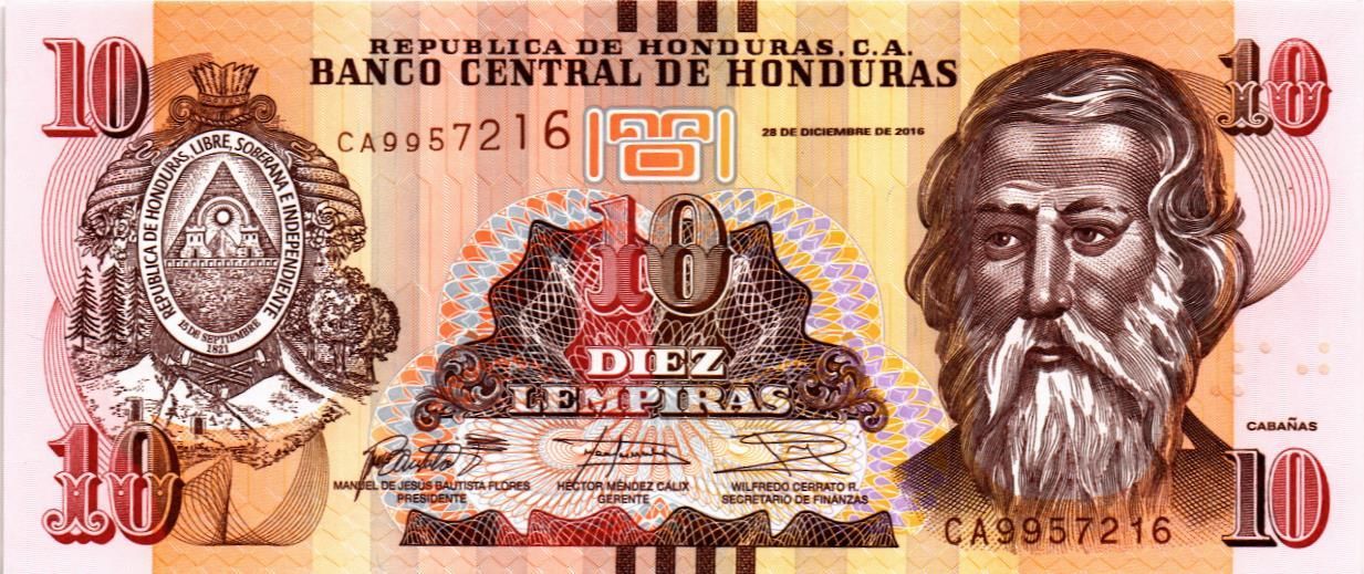 ГОНДУРАС 10 ЛЕМПИР
