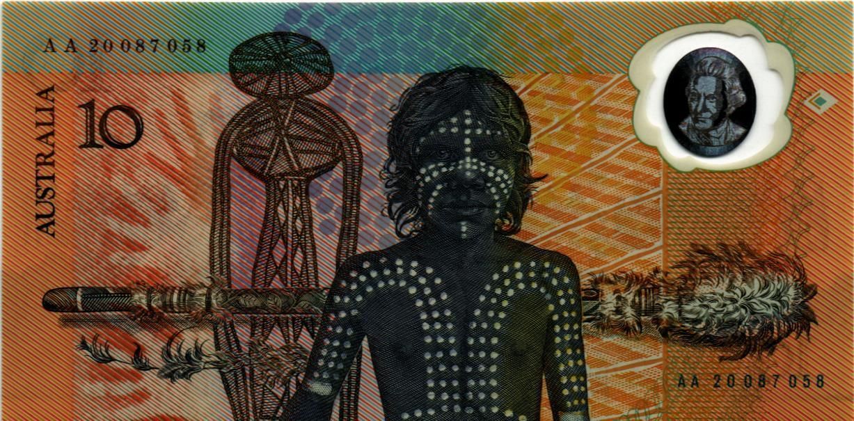АВСТРАЛИЯ 10 ДОЛЛАРОВ мини 1