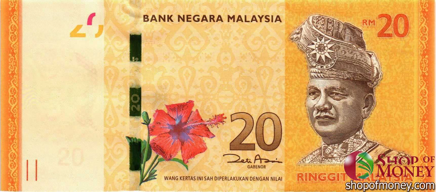 МАЛАЙЗИЯ 20 РИНГГИТ мини 1