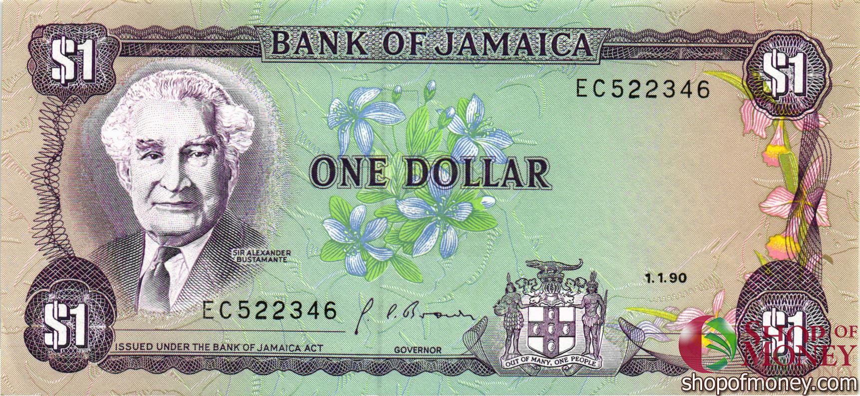 ЯМАЙКА 1 ДОЛЛАР мини 1