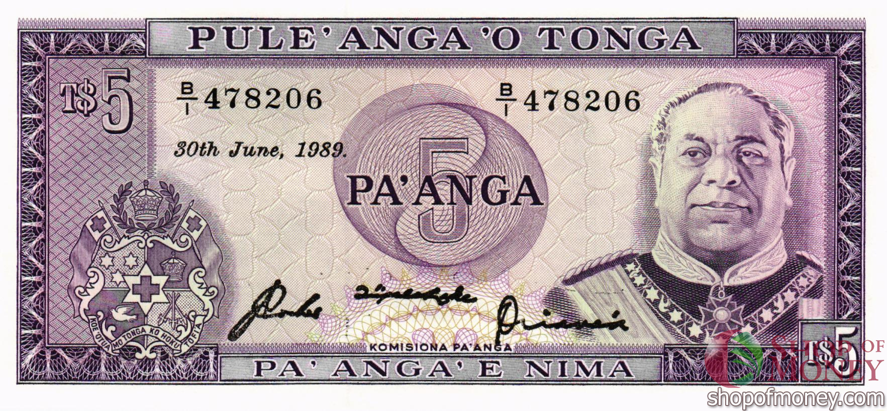 ТОНГА 5 ПААНГА мини 1
