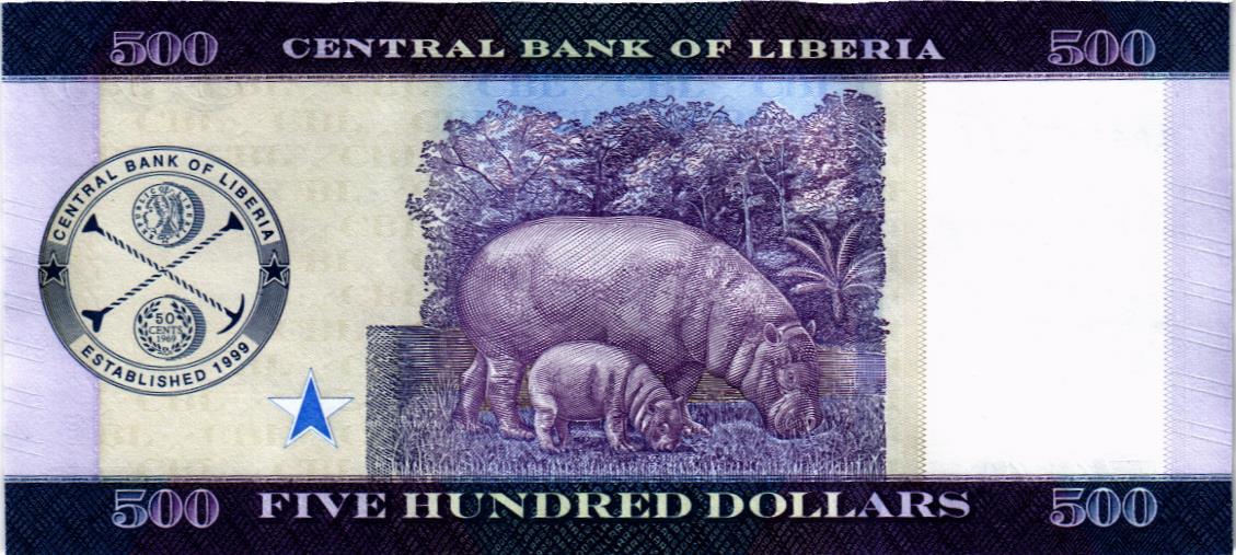 ЛИБЕРИЯ 500 ДОЛЛАРОВ мини 2
