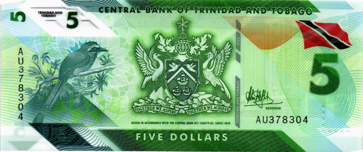ТРИНИДАД И ТОБАГО 5 ДОЛЛАРОВ