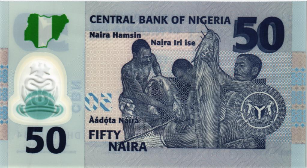 НИГЕРИЯ 50 НАЙРА мини 2