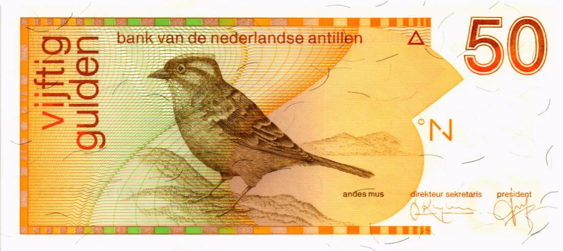 НИДЕРЛАНДСКИЕ АНТИЛЬСКИЕ ОСТРОВА 50 ГУЛЬДЕНОВ