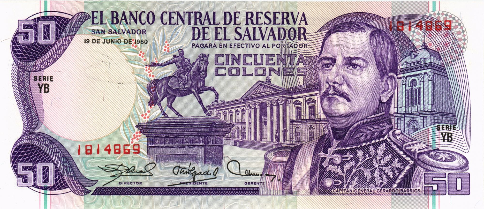 САЛЬВАДОР 50 КОЛОН