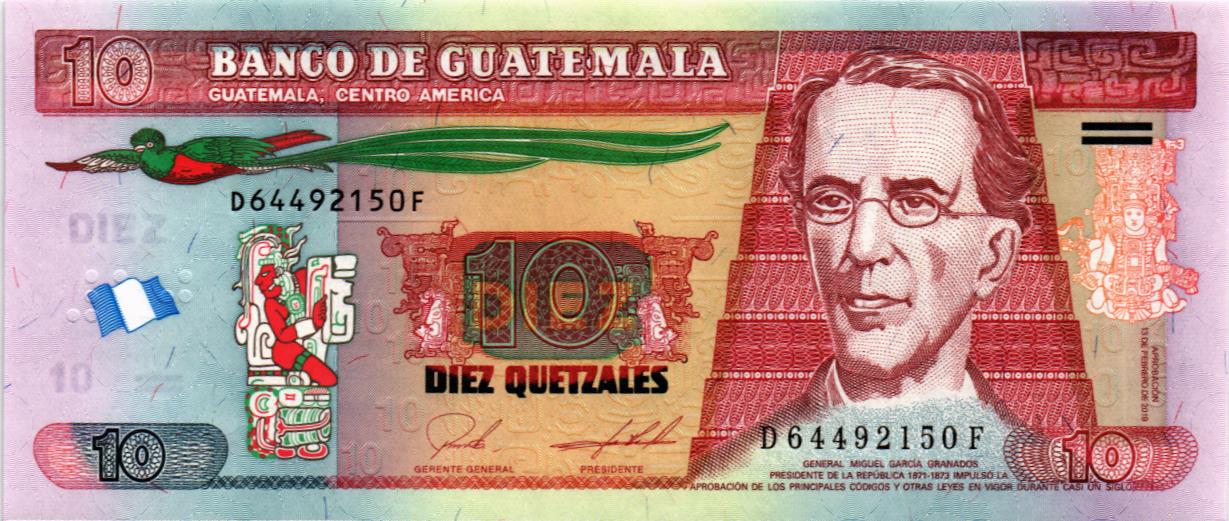 ГВАТЕМАЛА 10 КЕТСАЛЬ