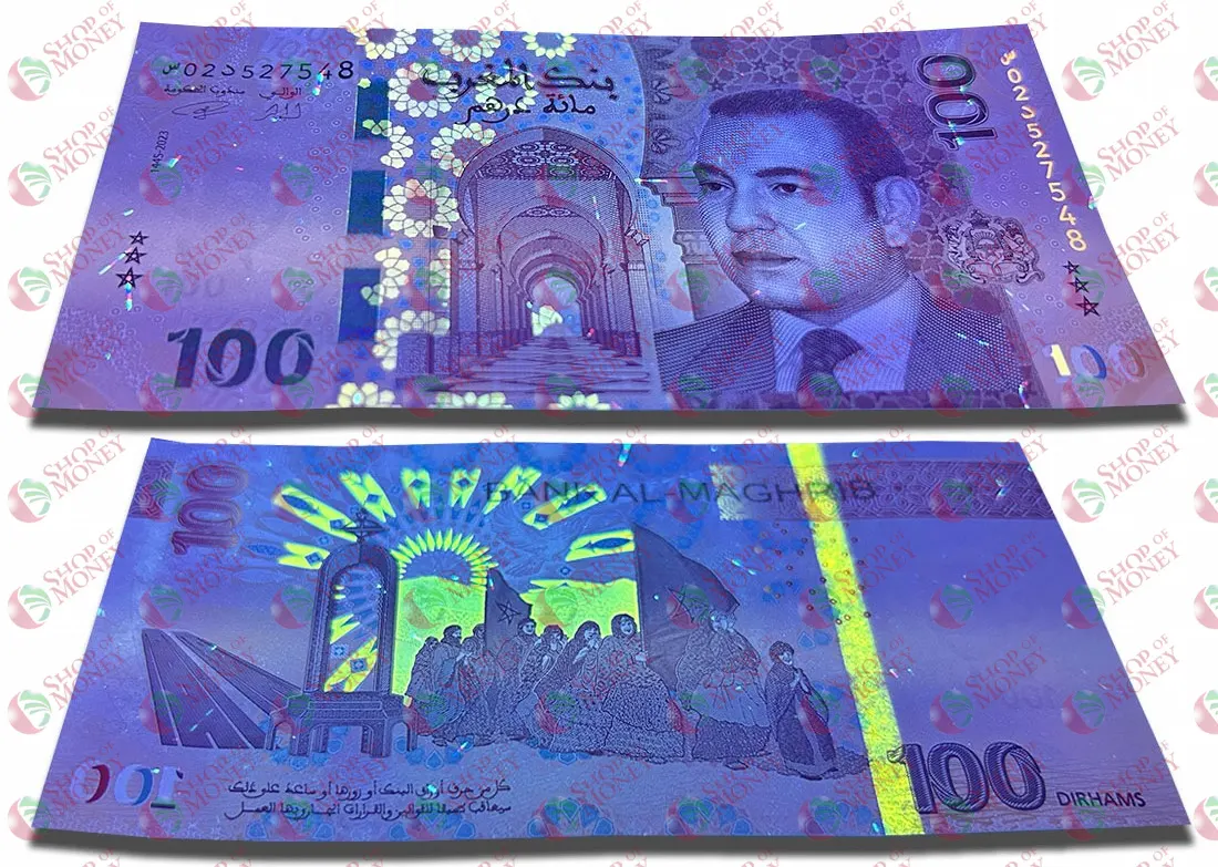 МАРОККО 100 ДИРХАМ мини 3