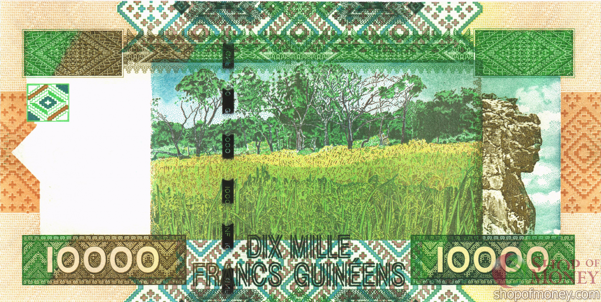 ГВИНЕЯ 10000 ФРАНКОВ мини 2