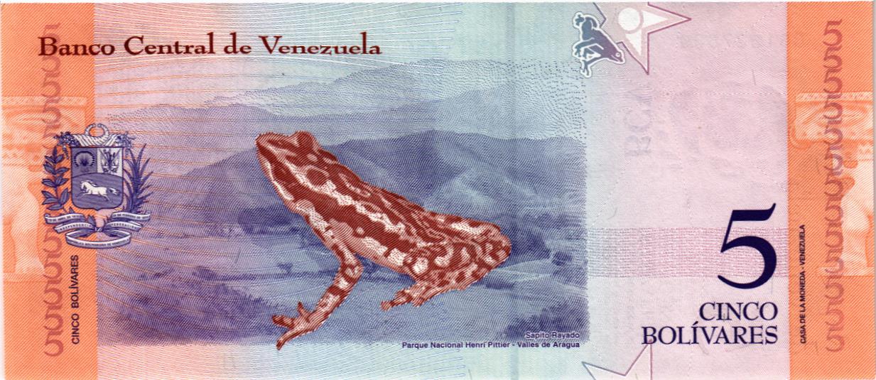 ВЕНЕСУЭЛА 5 БОЛИВАР мини 2