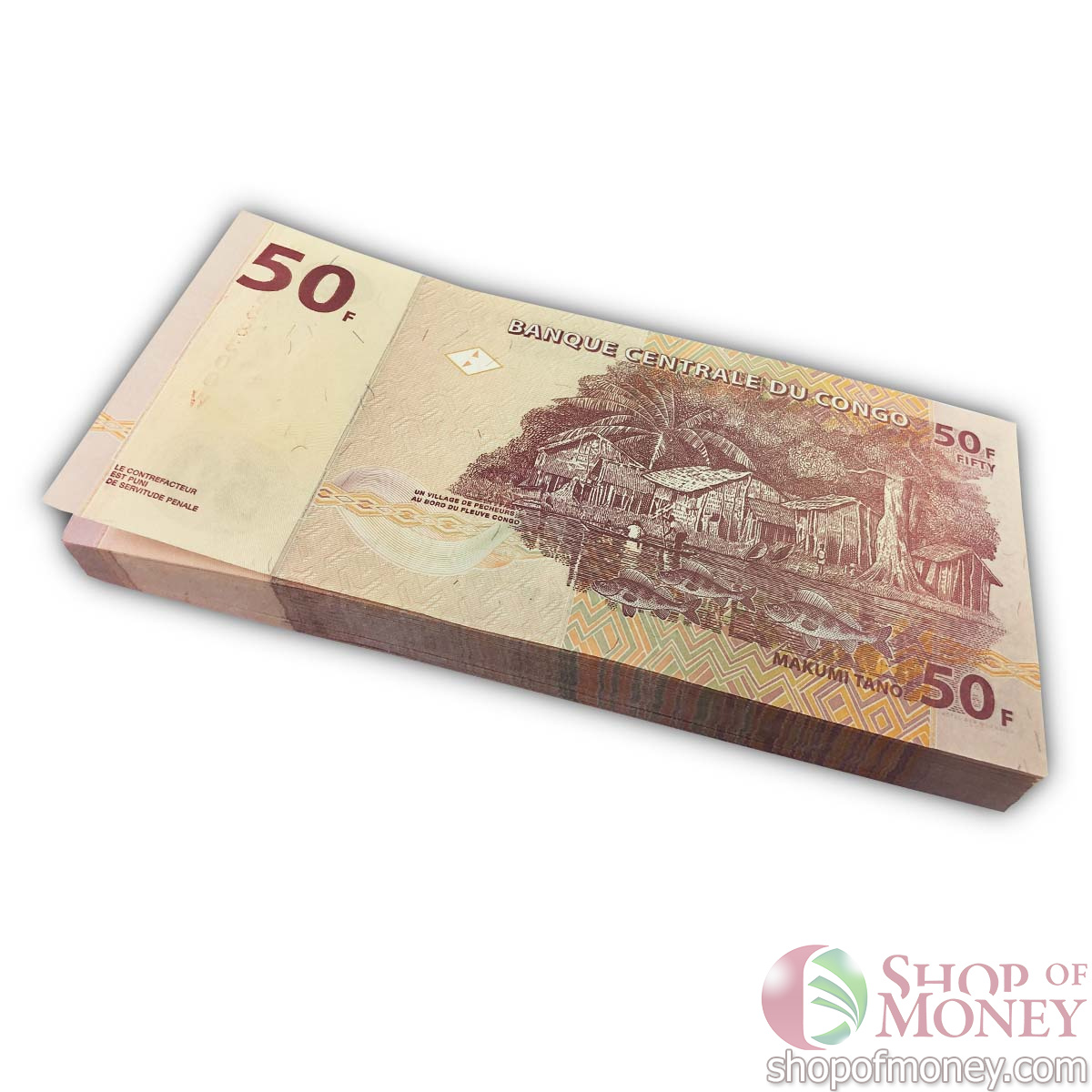 КОНГО ДР 50 ФРАНКОВ (100 БАНКНОТ) мини 2