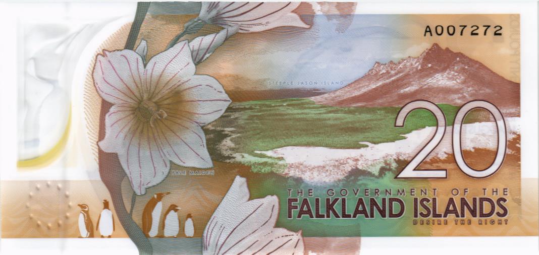 ФОЛКЛЕНДСКИЕ ОСТРОВА 20 ФУНТОВ мини 2