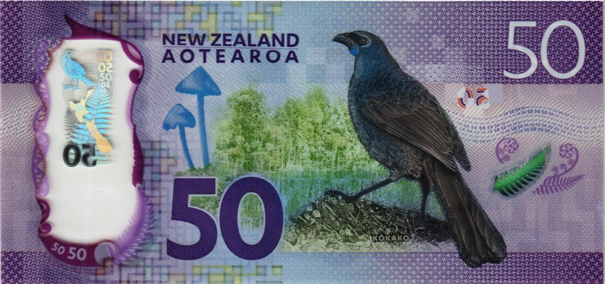 НОВАЯ ЗЕЛАНДИЯ 50 ДОЛЛАРОВ мини 2