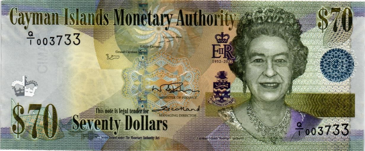 КАЙМАНОВЫ ОСТРОВА 70 ДОЛЛАРОВ мини 1