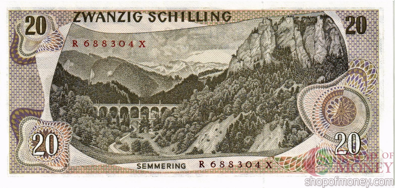 АВСТРИЯ 20 ШИЛЛИНГОВ мини 2